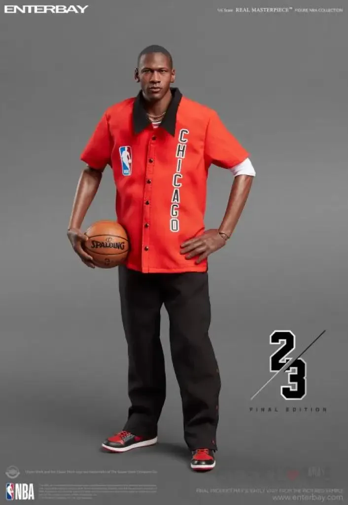 1/6 REAL MASTERPIECE - NBA COLLECTION MICHAEL JORDAN ACTION FIGURE- AWAY (FINAL LIMITED EDITION)