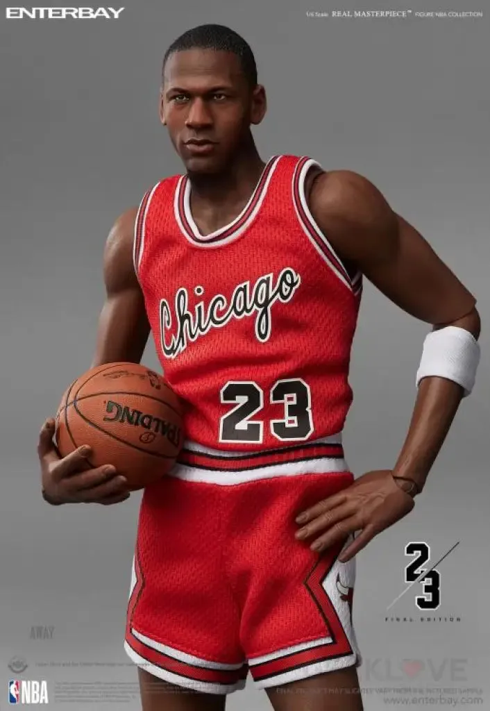 1/6 REAL MASTERPIECE - NBA COLLECTION MICHAEL JORDAN ACTION FIGURE- AWAY (FINAL LIMITED EDITION)