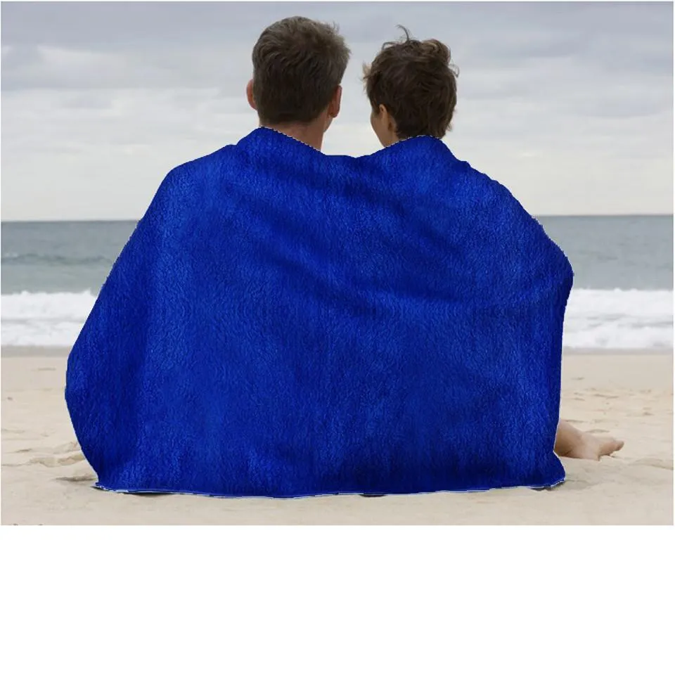 30" x 60" Affordable Velour Beach Bath Pool Towels - 6 PACK