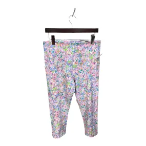 Athletic Capris By Tek Gear In Floral Print, Size: Xl