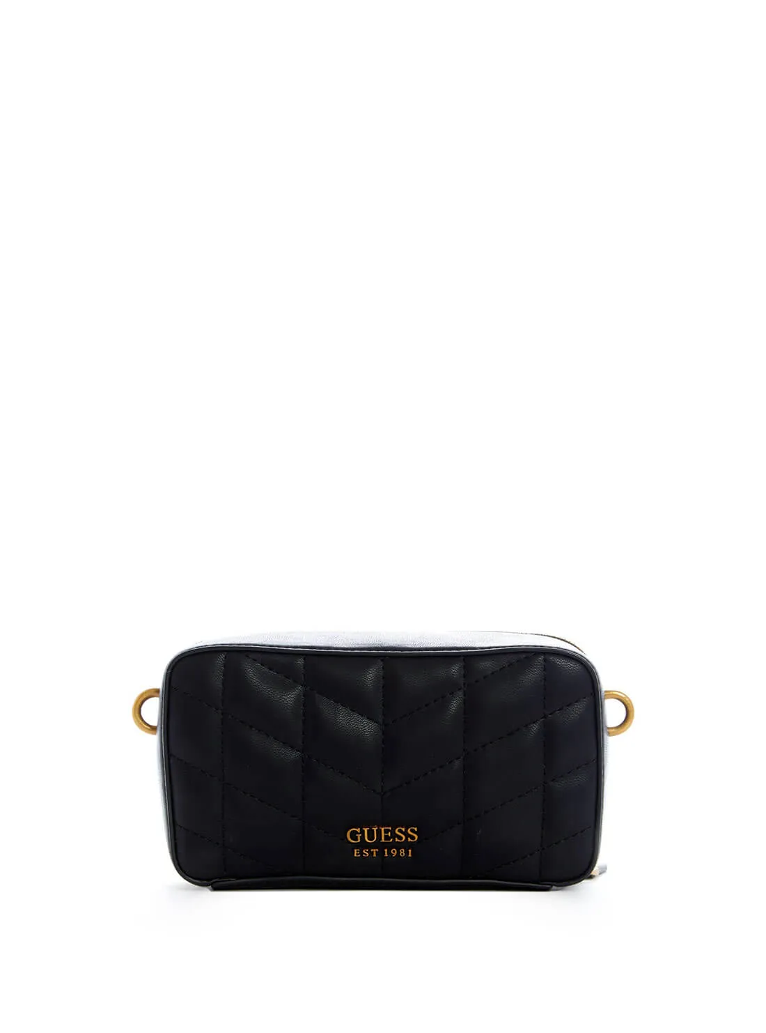 Black Brera Studded Mini Crossbody Camera Bag