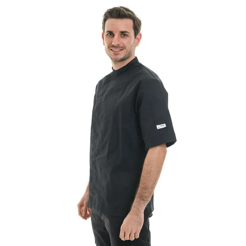 Black Long Sleeve Chef Coat - MANELLI