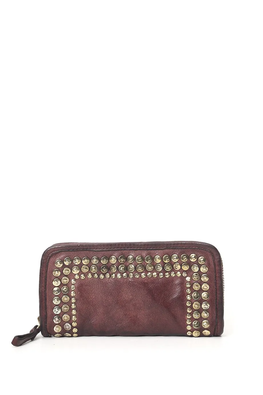 Campomaggi Studded Wallet - Wine