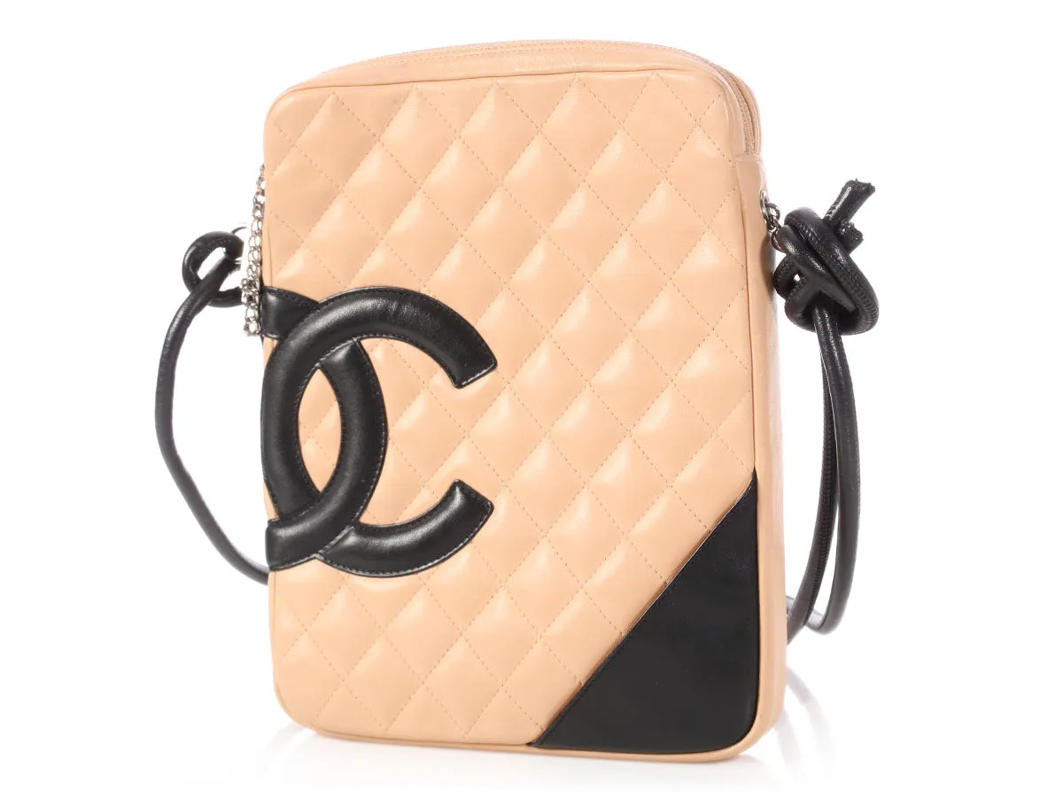 Chanel Beige and Black Cambon Messenger