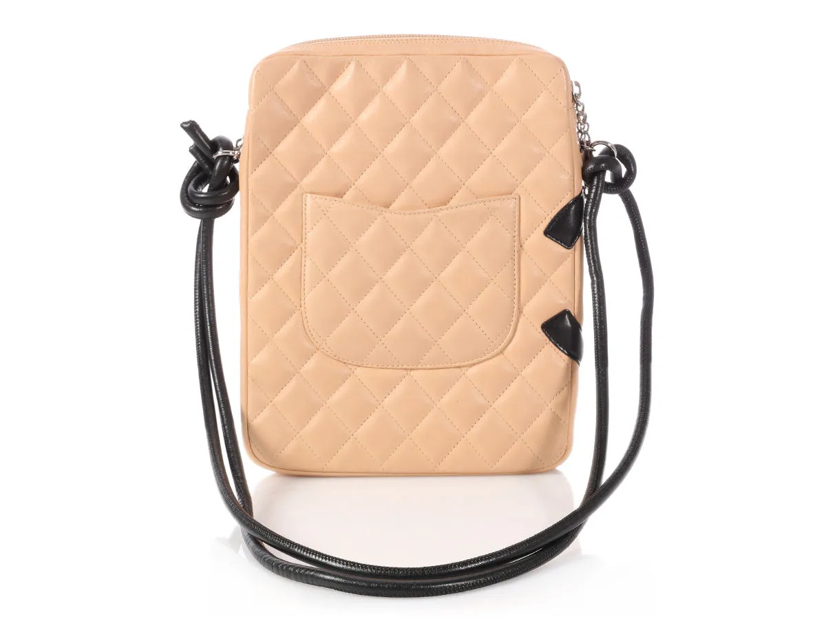 Chanel Beige and Black Cambon Messenger