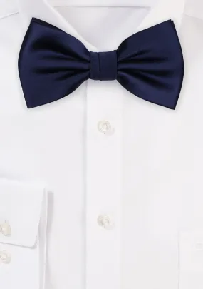 Classic Blue Solid Bowtie