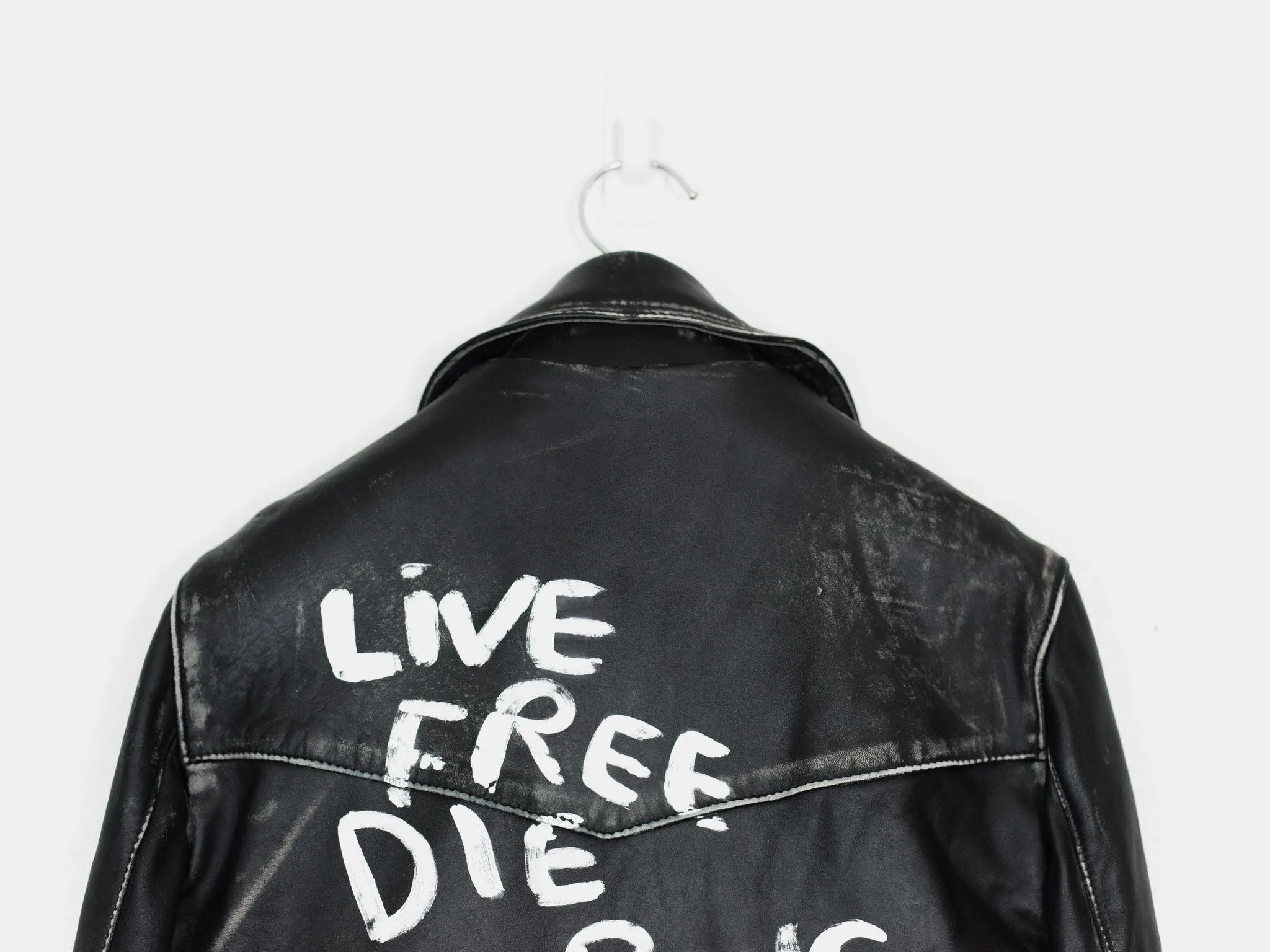 Comme des Garçons x Lewis Leathers Live Free Die Strong Lightning Rider