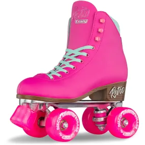 Crazy Skates Classic Vintage Retro Roller Skates - Pink