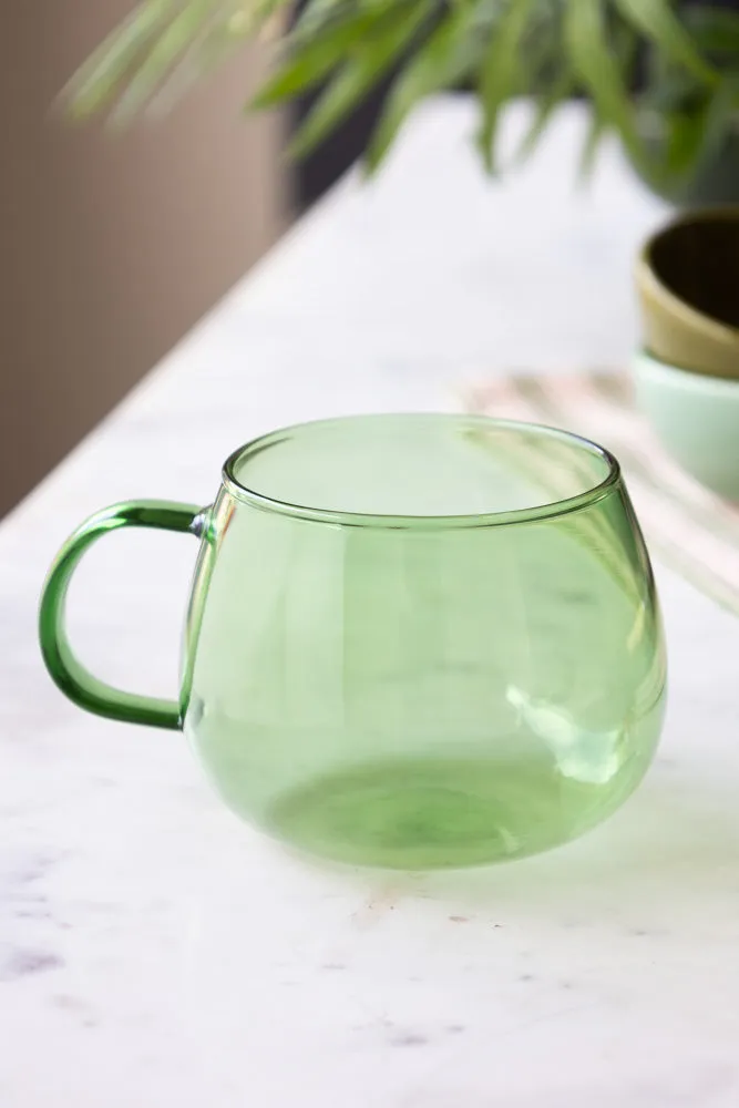 Gorgeous Green Glass Mug