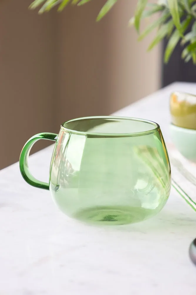 Gorgeous Green Glass Mug