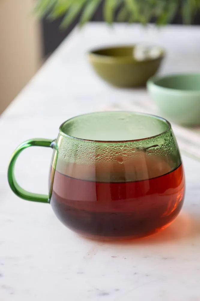 Gorgeous Green Glass Mug