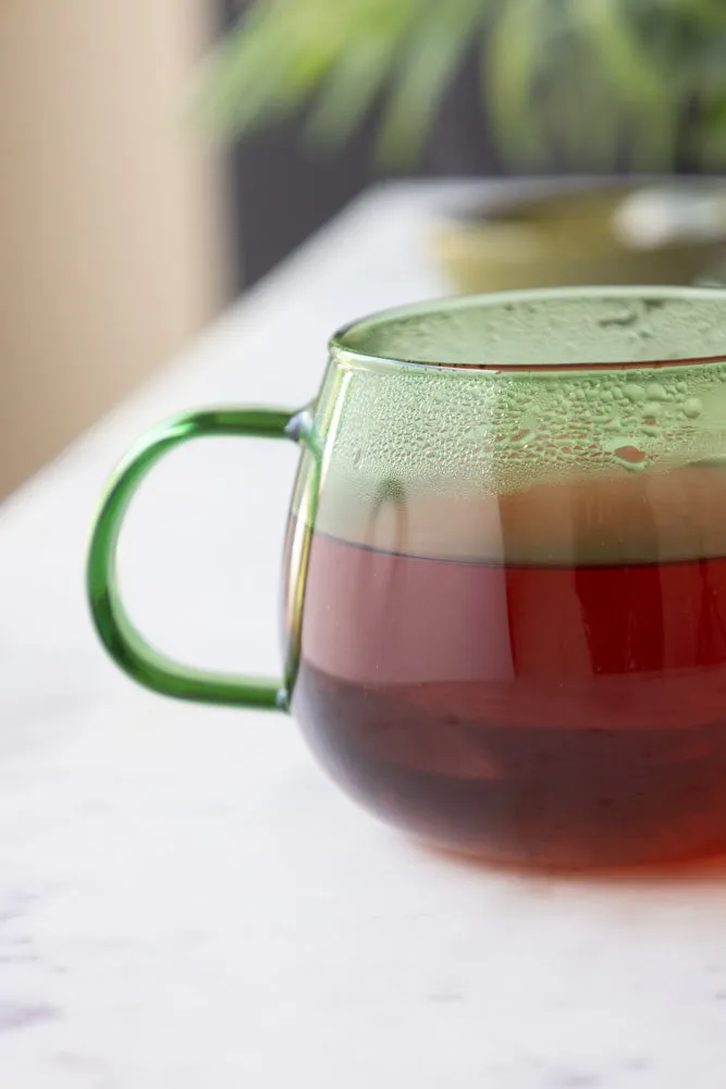 Gorgeous Green Glass Mug