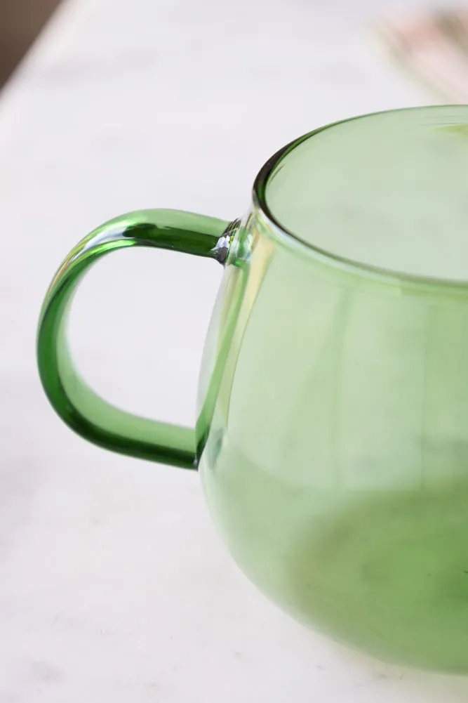 Gorgeous Green Glass Mug