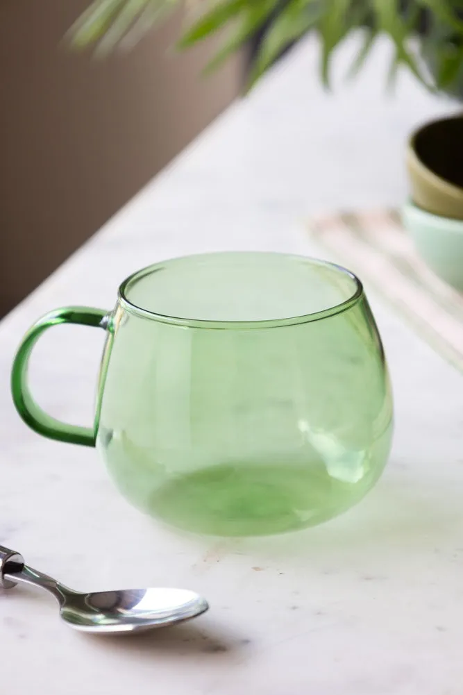 Gorgeous Green Glass Mug