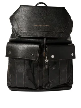 GRAINED CALFSKIN LEISURE BACKPACK