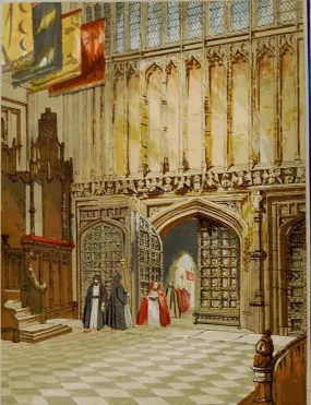 Henry IIV Chapel At Westminster Lithograph