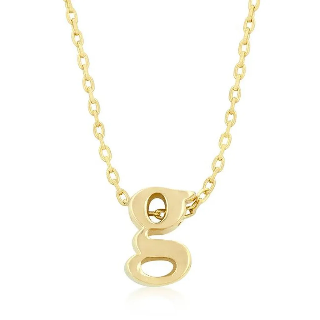 Initial G Gold Pendant