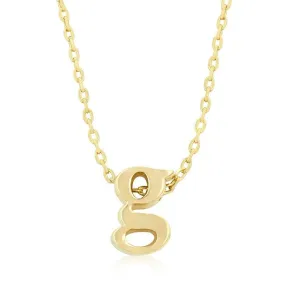 Initial G Gold Pendant