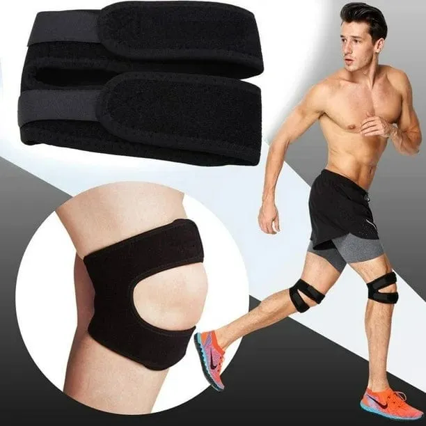 Kneerix™️ Adjustable Neoprene Knee Strap (Pack of 2)