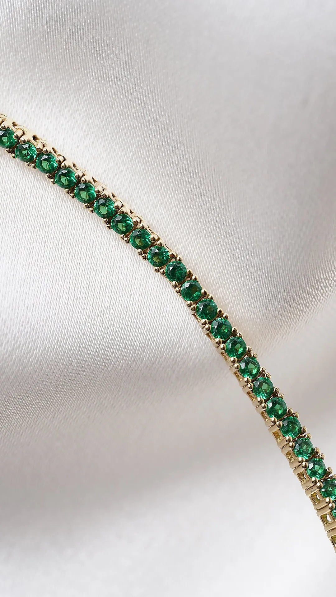 Lexi Necklace Emerald 18K Gold Vermeil