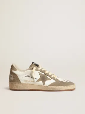 Men’s Ball Star with dove-gray suede star and heel tab