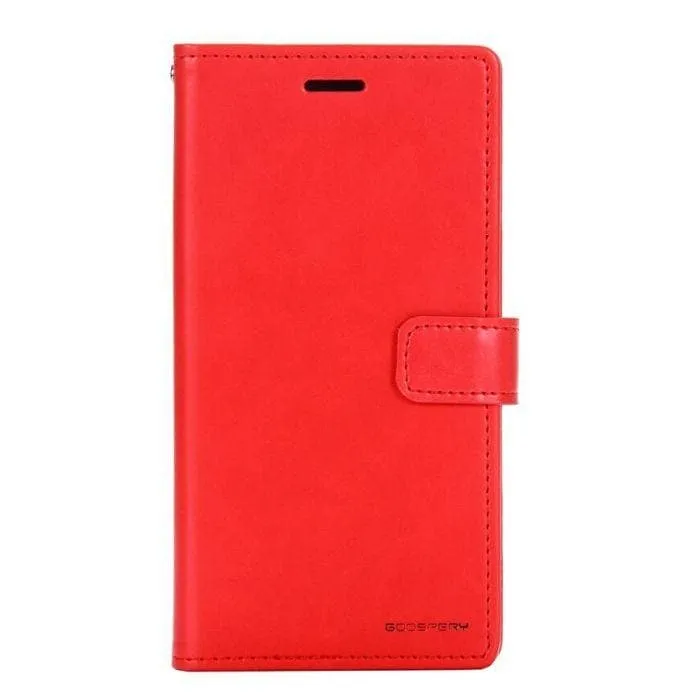 Mercury Blue Moon Diary Case for Galaxy Note9 - Red