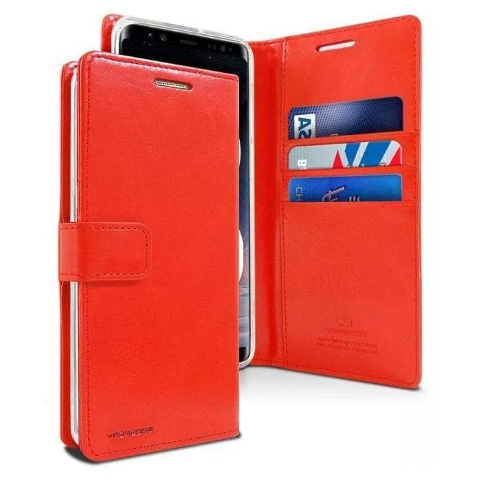 Mercury Blue Moon Diary Samsung Note 8 - Red