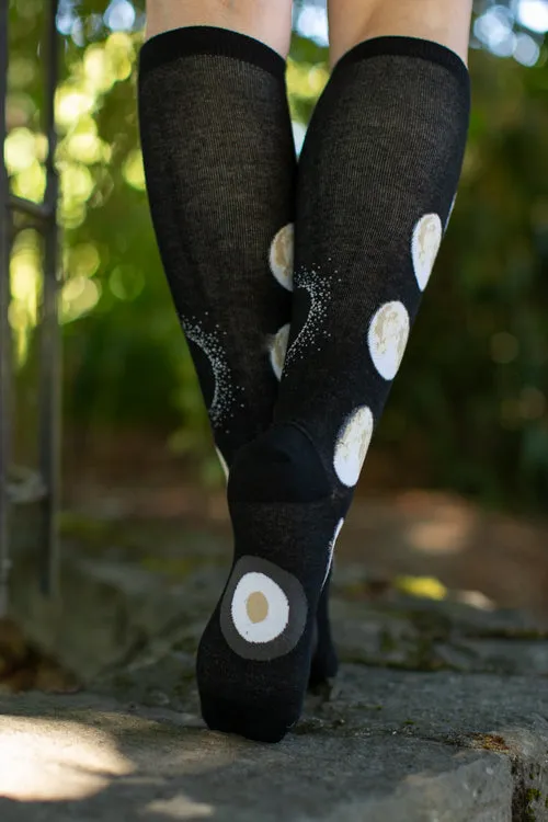 Moon Phases Knee High