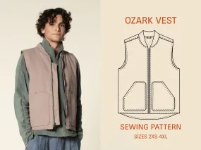 Ozark Vest - Printed Pattern