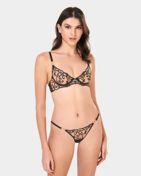 Set: Harriet Eco Black/Sheer