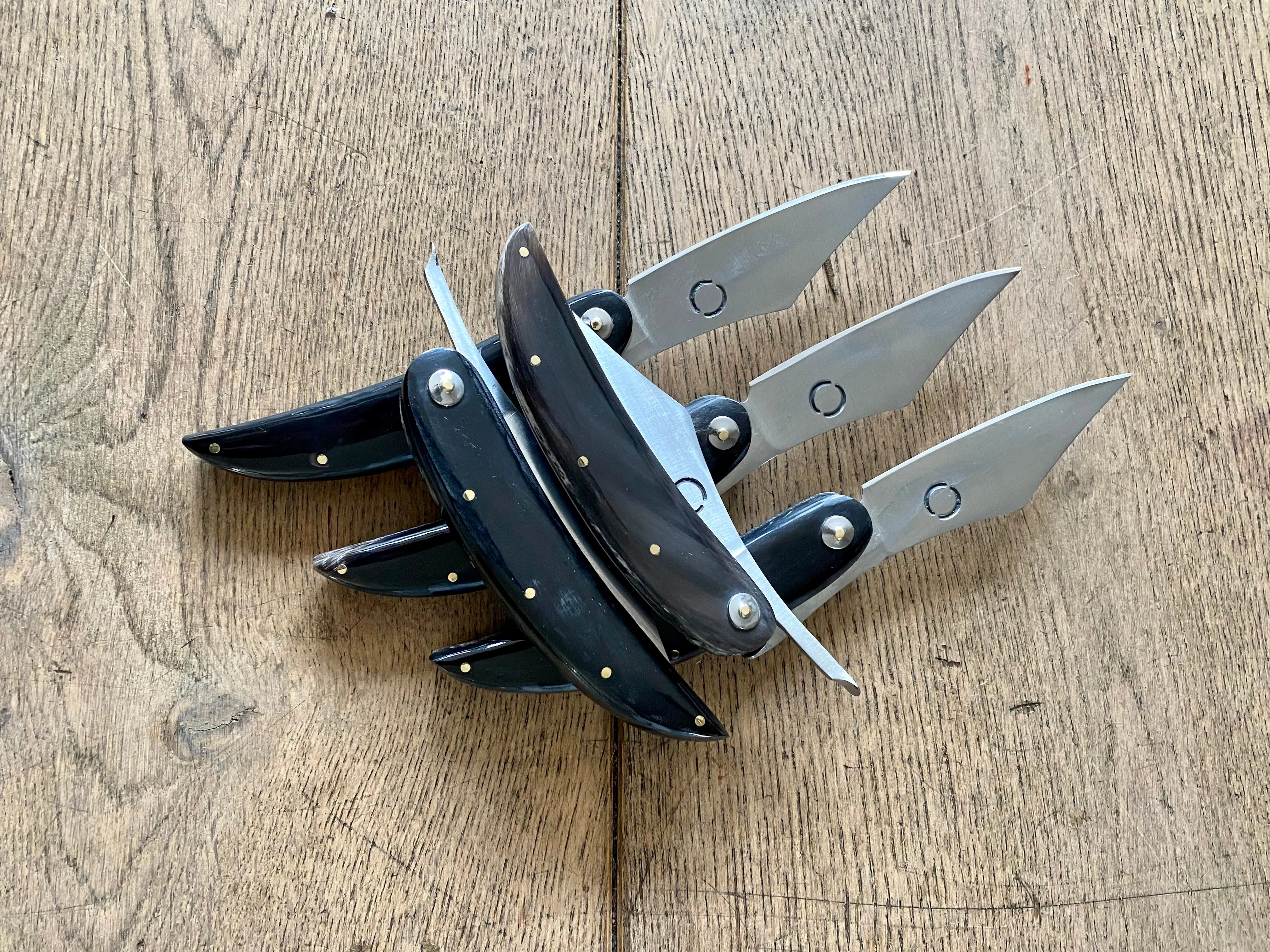 Set of three folding knives  BUNDLE