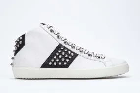 STUDBORN |  White & Black - Mid top - Men