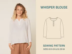 Whisper Blouse-Printed Pattern