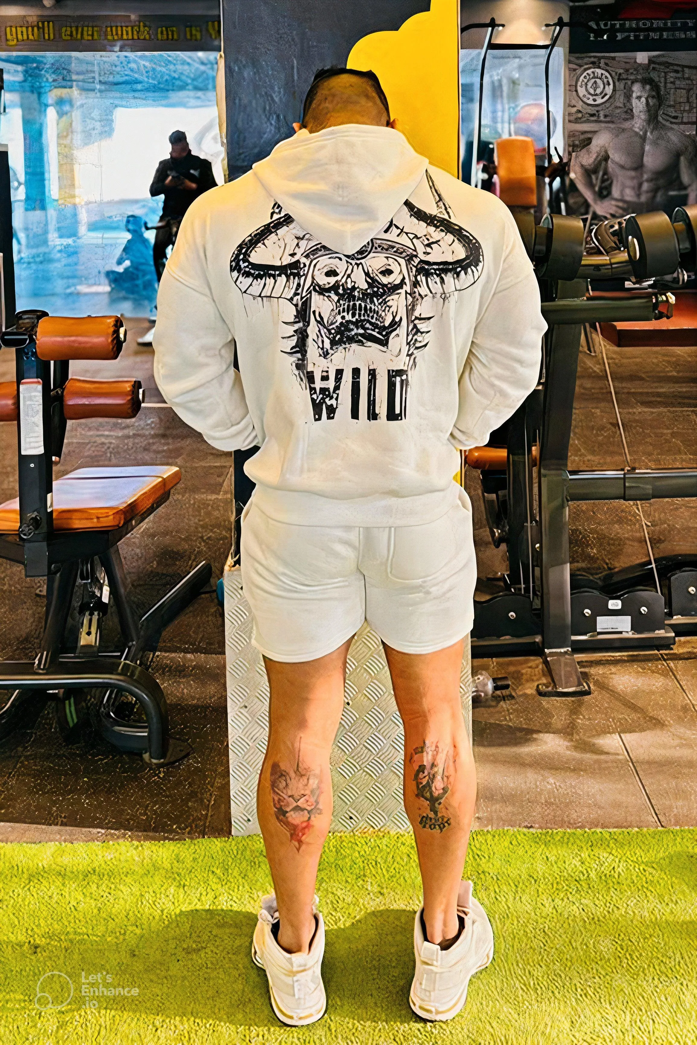 WILD DEVIL "PREMIUM VINTAGE" COORD (OFF WHITE)